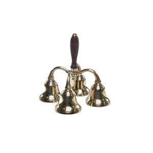 CAMPANA CARRILLÓN 4 TONOS 18 CM DORADO
