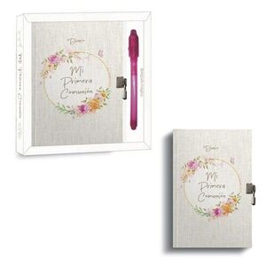 DIARIO CON BOLI MÁGICO - PRIMERA COMUNIÓN