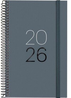 AGENDA ANUAL 2026 ACTIVA S/V CALM GRAFITO (12,7X18,3 CM)