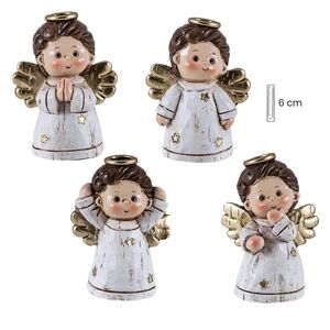 ANGEL 6 CM CREMA/ORO 4 MODELOS 