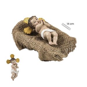NIÑO JESÚS EN CUNA 10CM   REF. 23/281 