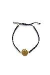 PULSERA VIRGEN DEL CAMINO 13 MM. NEOCATECUMENAL EN PLATA CON BAÑO DE ORO