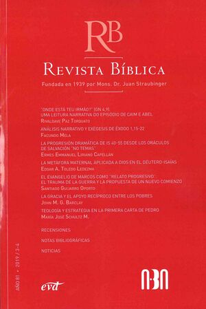 REVISTA BÍBLICA AÑO 081 2019/3-4