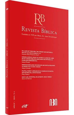 REVISTA BÍBLICA 2025/3-4 - AÑO 87