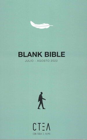 BLANK BIBLE JULIO- AGOSTO 2022