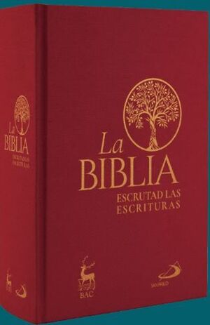 LA BIBLIA. ESCRUTAD LAS ESCRITURAS (ENCUADERNACION EN TELA CON ESTUCHE)