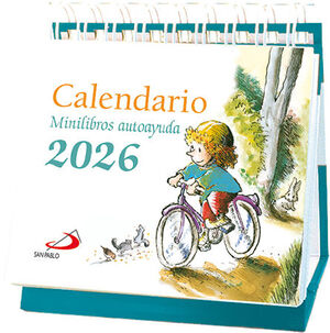 CALENDARIO MESA 2026 ATRIL CON ESPIRAL  MINILIBROS AUTOAYUDA