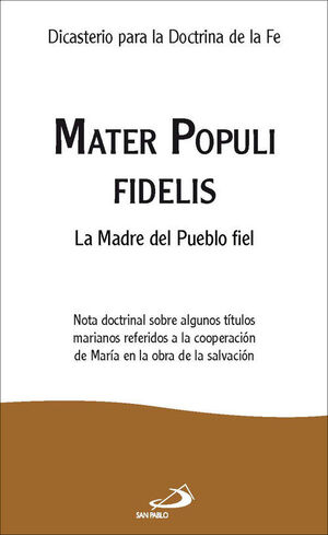 MATER POPULIS FIDELIS