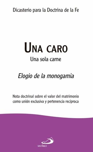 UNA CARO. UNA SOLA CARNE