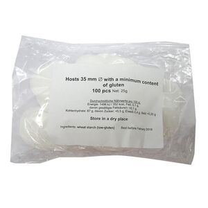 FORMAS SIN GLUTEN COMULGAR 100 UNIDADES