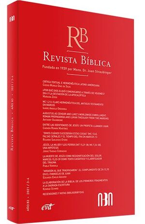 REVISTA BÍBLICA 2021/3-4