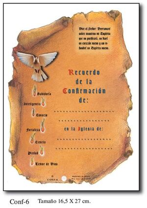 RECORDATORIO DE CONFIRMACIÓN 16,5X27 CONF-6