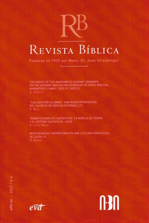 REVISTA BÍBLICA AÑO 84 2022/3-4