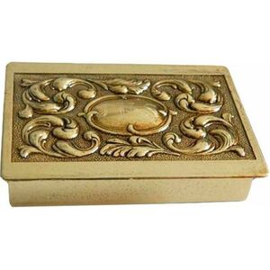 CAJA PARA LLAVE DE SAGRARIO - FABRICADA EN BRONCE CON IHS