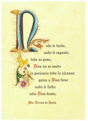 LAMINA LETRILLA 30X20