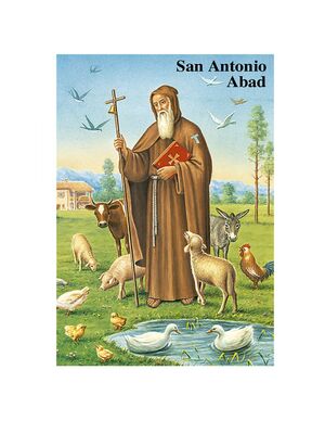 LAMINA SAN ANTONIO ABAD 30X20