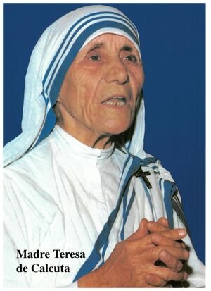 LAMINA TERESA DE CALCUTA 30X20