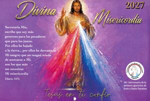 CALENDARIO PARED 2027-DIVINA MISERICORDIA